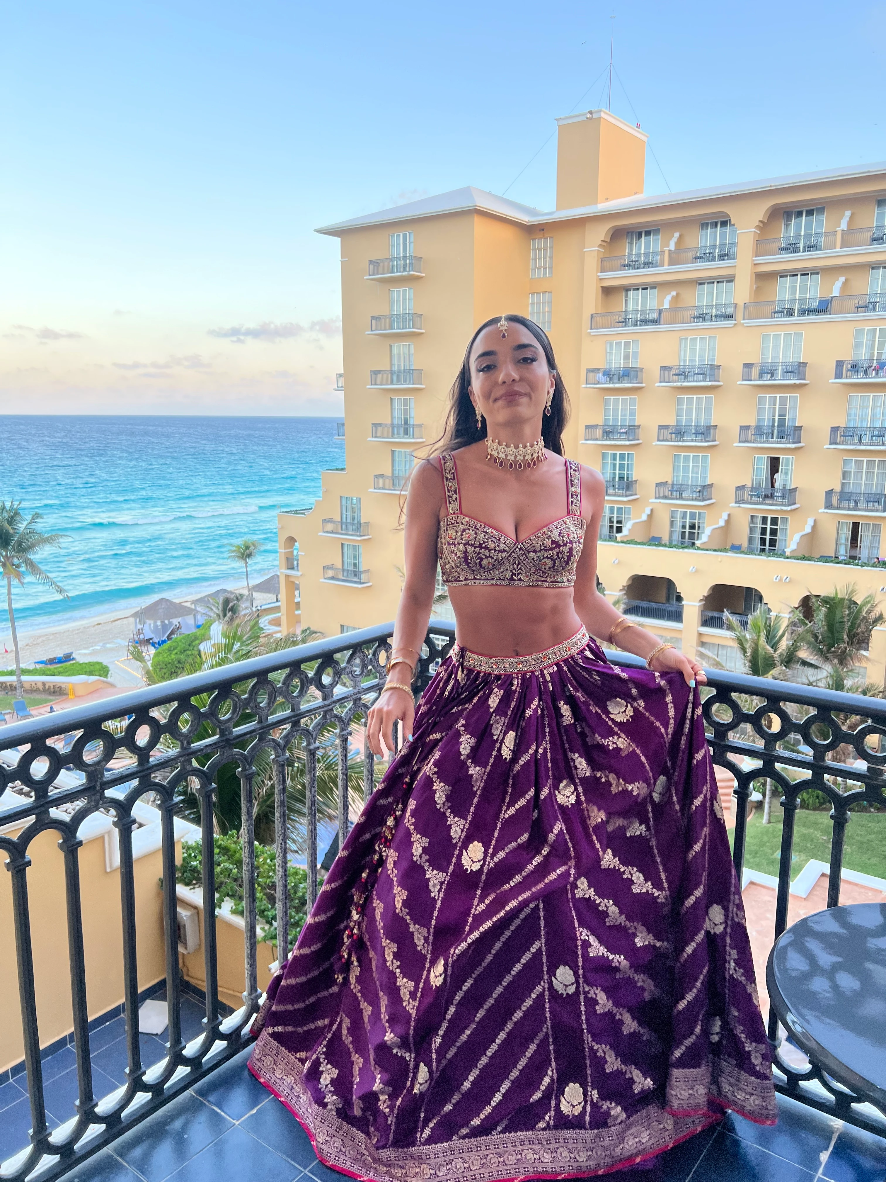 Purple Lehenga - Shyam Narayan Prasad