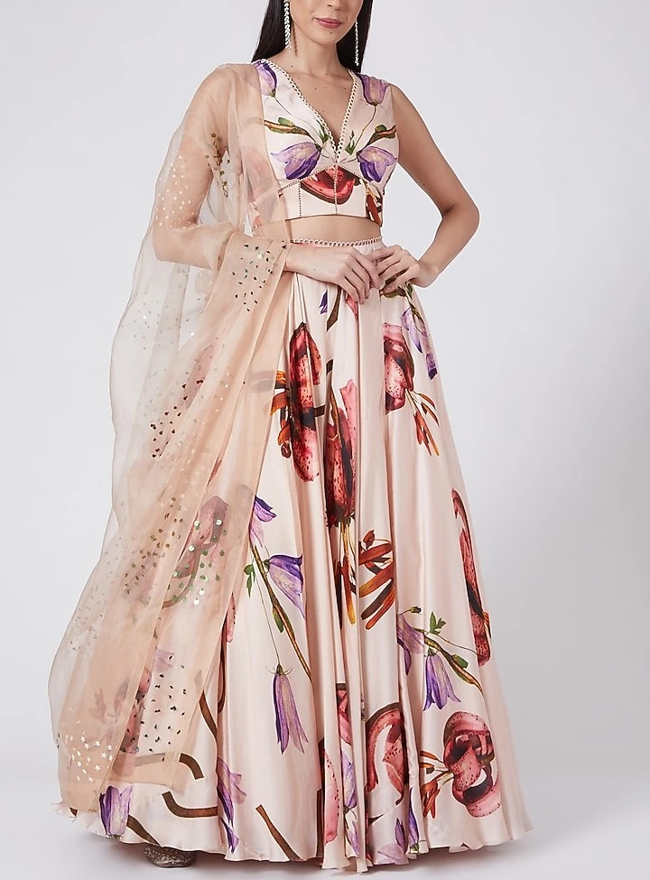 Mahima Mahajan Blush Pink Lehenga
