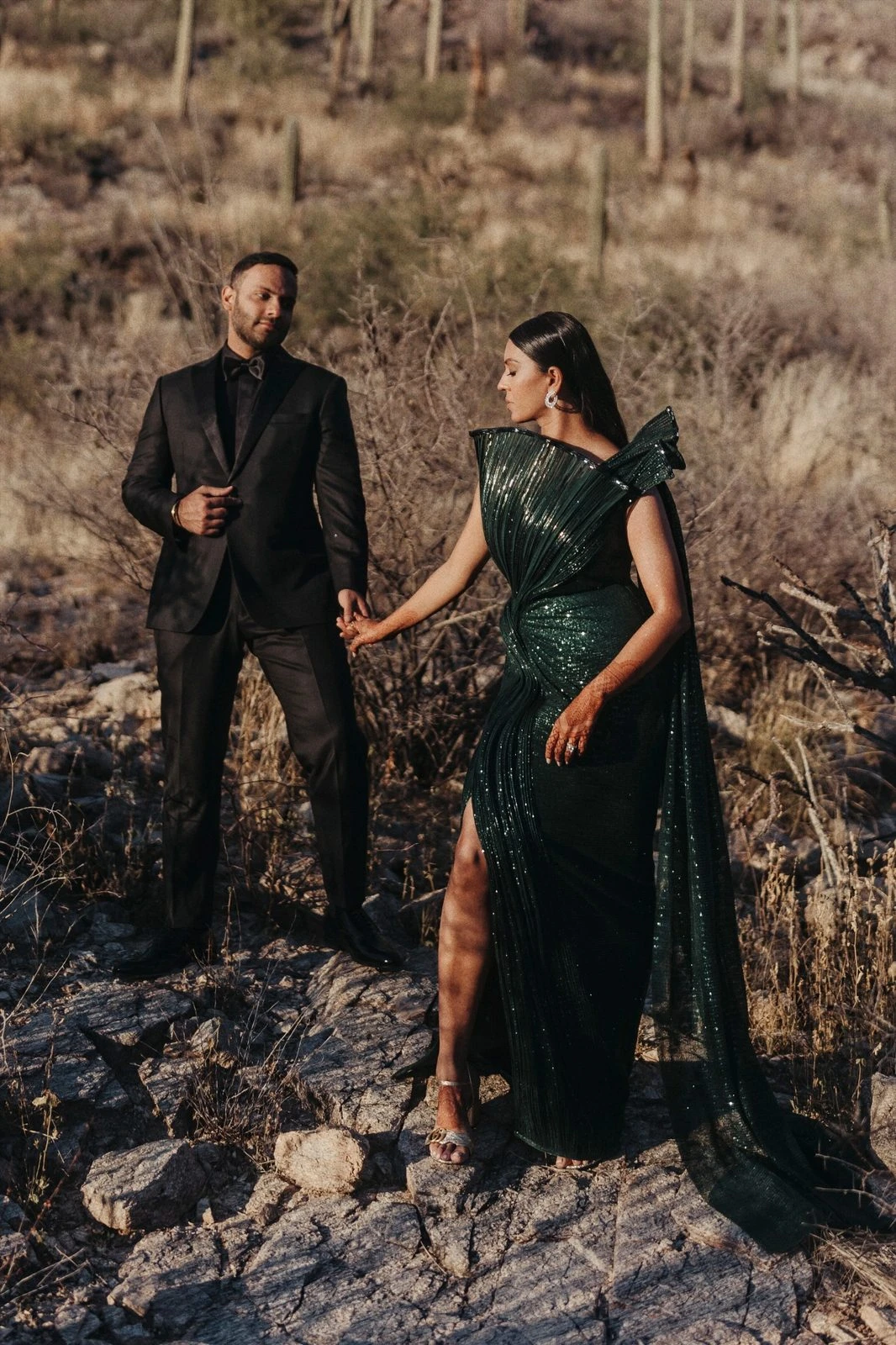 Gaurav Gupta Emerald Saree
