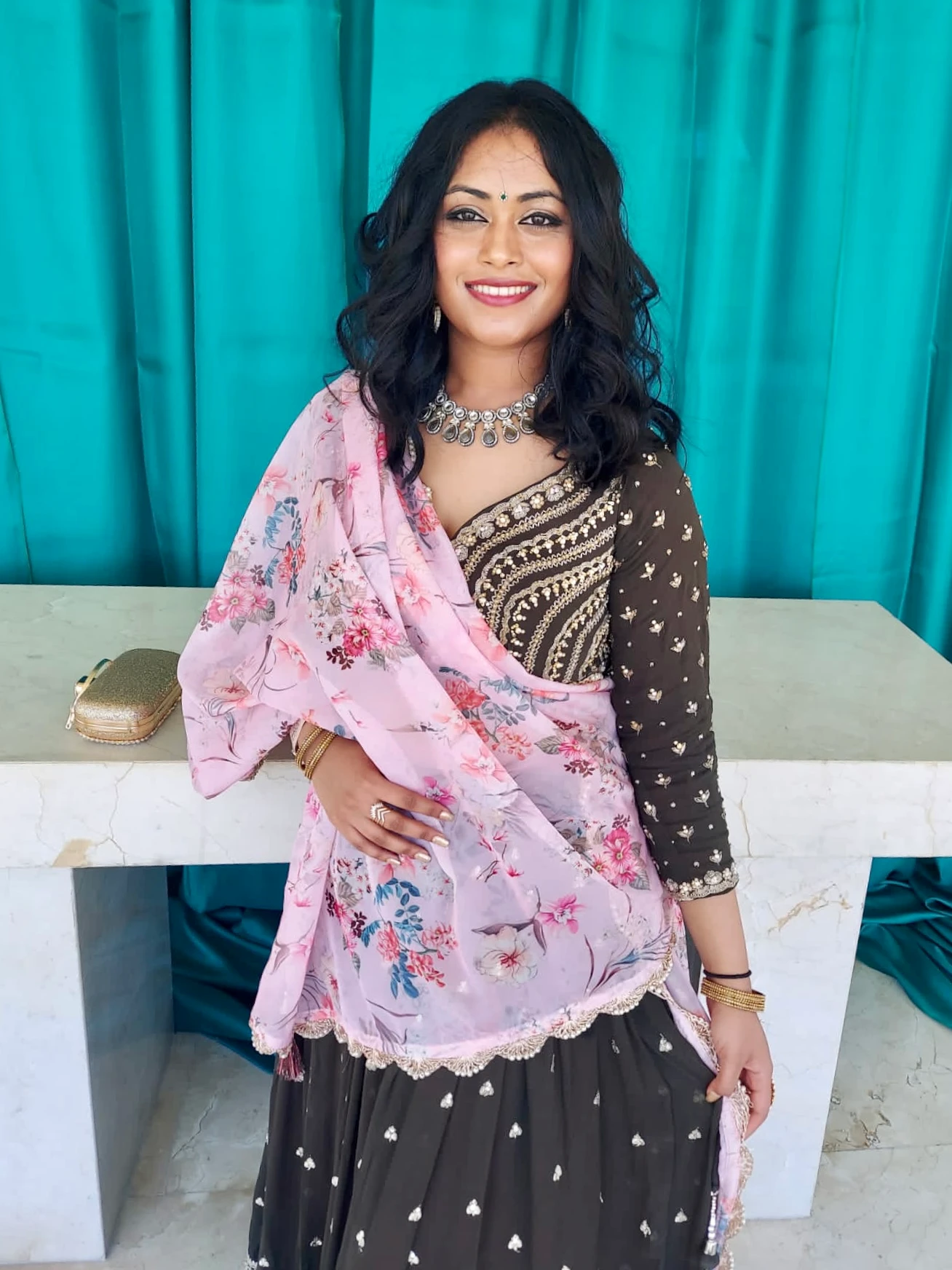 Green Lehenga